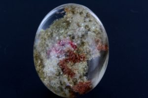 quartz cabochon from Brazil