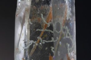 actinolite and chlorite inclusions in quartz