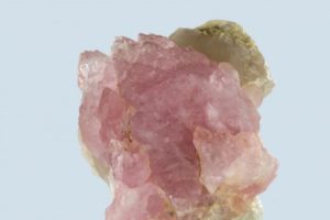 crystallized pink quartz from Brazil