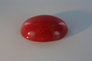 rhodochrosite cabochon from Colorado, U.S.