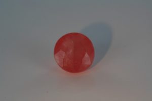 round cut rhodochrosite from Africa