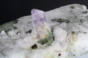 mauve scapolite crystal from Afghanistan