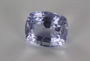 violet scapolite from Mogok in Burma cushion cut