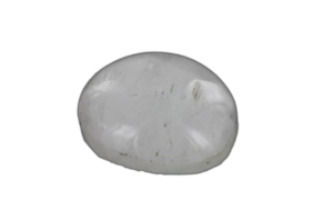 scolecite cut in cabochon