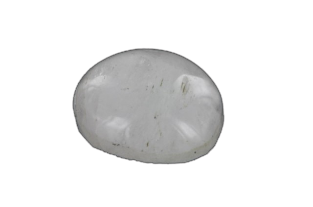 scolecite cut in cabochon