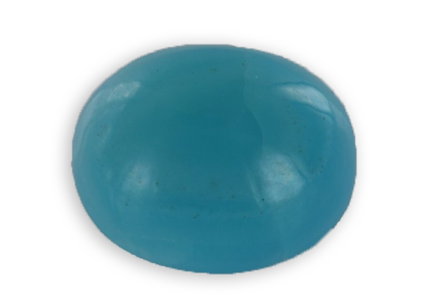 smithsonite taillée en cabochon