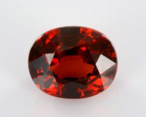 spessartine from Namibia oval cut