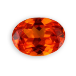 spessartine mandarine garnet oval cut