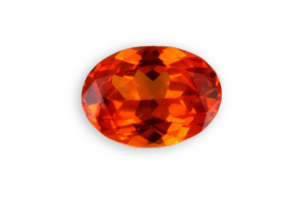 spessartine mandarine garnet oval cut