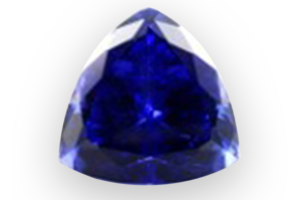 tanzanite della Tanzania con taglio a triangolar