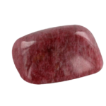thulite of Norway cut in cabochon