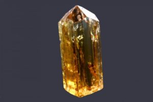 topaz crystal from Ouro Preto in Brazil