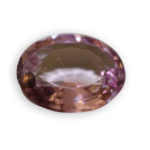 pink topaz oval cut