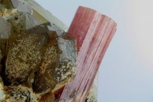 pink tourmaline crystals from Mogok in Burma