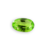 green tremolite of Tanzania oval cut