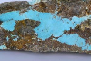 rough turquoise from Nishapur in Iran