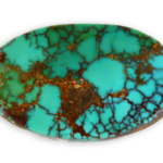 cabochon of turquoise from Iran