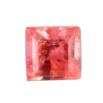 Розовый вайриненит из Пакистана, квадратная огранка.
