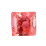 pink vayrynenite from Pakistan square cut