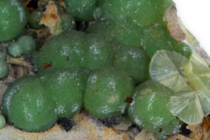 cristalli  verdi di wavellite