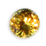 zircon jaune du Sri-Lanka taille brillant